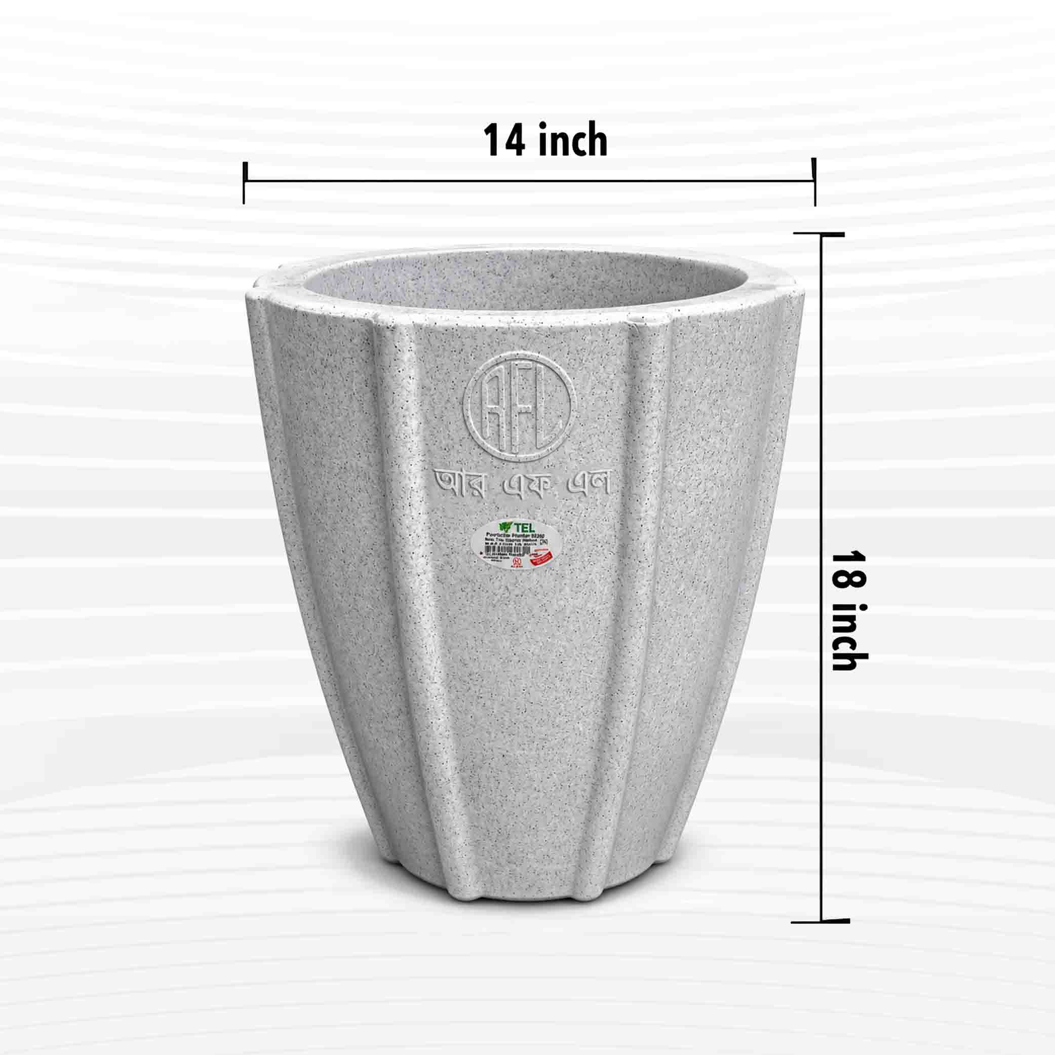 RFL ROTO Plant Care Planter (Design White) - 14 Inch